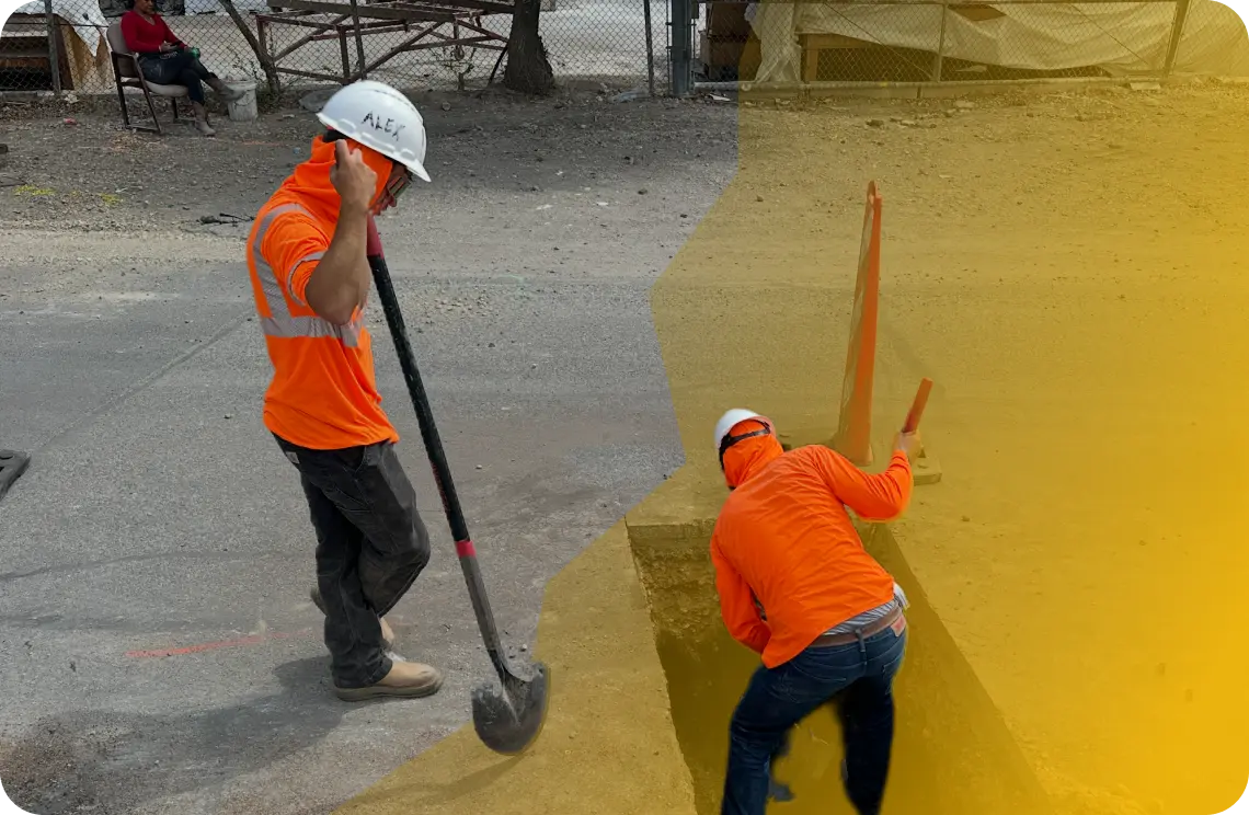 Maddox Excavation crew on site